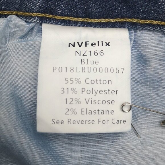 NWT NV Felix Ladies Size Large Lighter Wash Flare Leg Blue Jeans - Picture 7 of 14